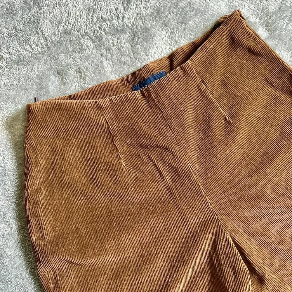 Piazza Sempione Camel Corduroy Ankle Pants IT 42 US 6 Made in Italy
